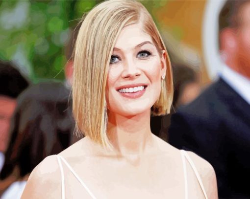 Actress Rosamund Pike Diamond Painting