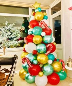 Balloon Tree Diamond Painting