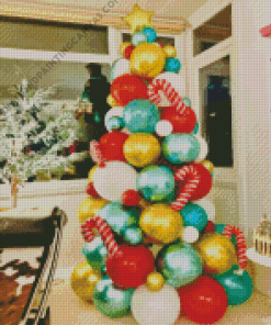 Balloon Tree Diamond Painting