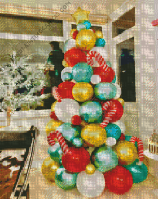 Balloon Tree Diamond Painting