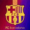 Barcelona Logo Art Diamond Painting