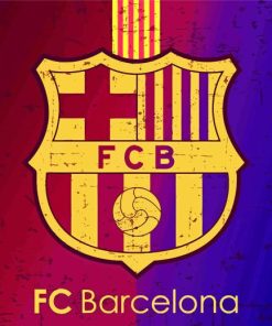 Barcelona Logo Art Diamond Painting