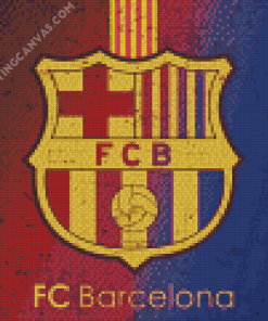 Barcelona Logo Art Diamond Painting