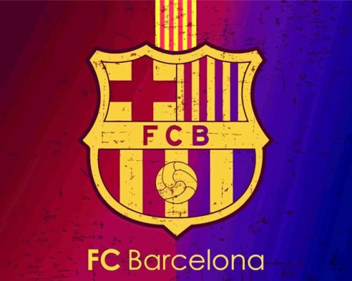 Barcelona Logo Art Diamond Painting