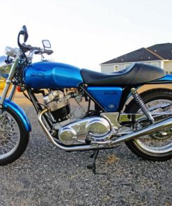 Blue Norton 750 Commando Diamond Painting