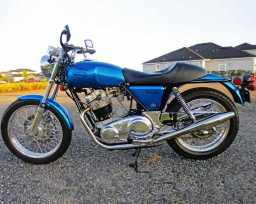 Blue Norton 750 Commando Diamond Painting