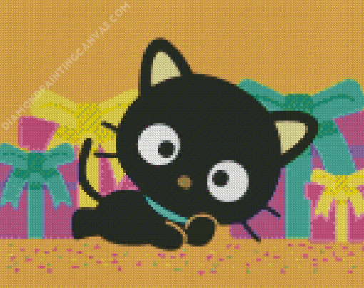 Chococat With Gifts Diamond Painting