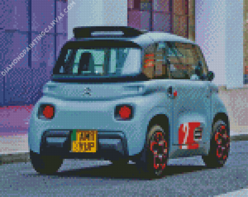 Citroen Ami Car Diamond Painting