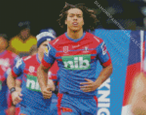 Dom Young Newcastle Knights Diamond Painting