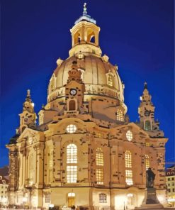 Dresden Frauenkirche At Night Diamond Painting