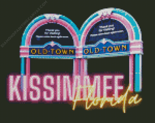 Florida Kissimmee Poster Diamond Painting