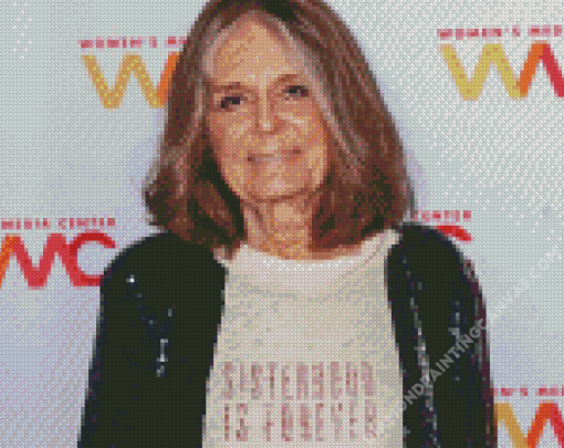 Gloria Steinem Diamond Painting