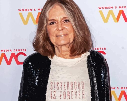 Gloria Steinem Diamond Painting