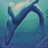 Huge Mosasaurus Underwater Diamond Painting