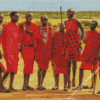 Masai People Diamond Painting