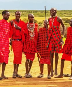 Masai People Diamond Painting