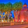 Perpignan At Night Diamond Painting