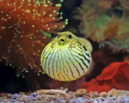 Puffer Fish Underwater Diamond Painting