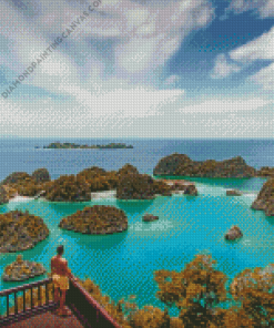 Raja Ampat Islands View Diamond Painting