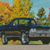 SS El Camino With Fall Scene Diamond Painting