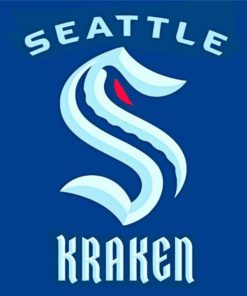 Seattle Kraken Team Logo Diamond Painting