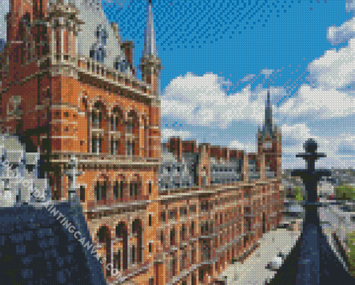 St Pancras Station Building Diamond Painting