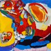 The Whirling Sun By Karel Appel Diamond Painting