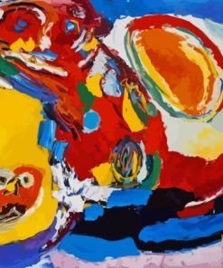 The Whirling Sun By Karel Appel Diamond Painting