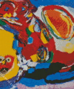 The Whirling Sun By Karel Appel Diamond Painting