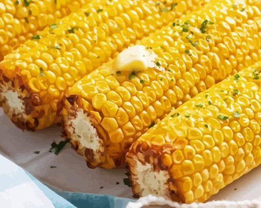 Air Fryer Corn On The Cob Diamond Painting