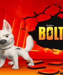 Bolt Dog Poster Diamond Painting