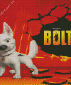 Bolt Dog Poster Diamond Painting