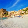 Calabria Beach Buildings Diamond Painting