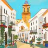 Estepona Poster Diamond Painting