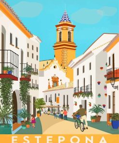 Estepona Poster Diamond Painting