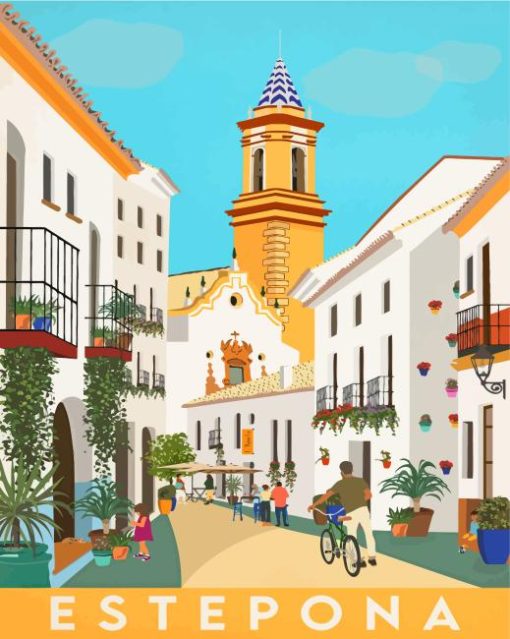 Estepona Poster Diamond Painting