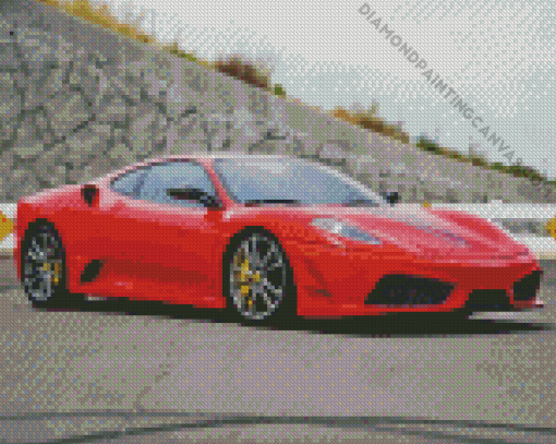 Ferrari Scuderia Sport Car Diamond Painting