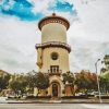 Fresno Water Tower In California Diamond Painting