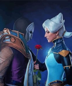 Jhin And Camille Diamond Painting