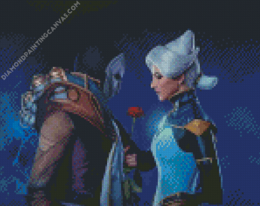 Jhin And Camille Diamond Painting