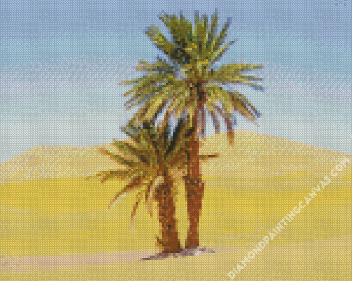 Sahara Palm Tree Diamond Painting