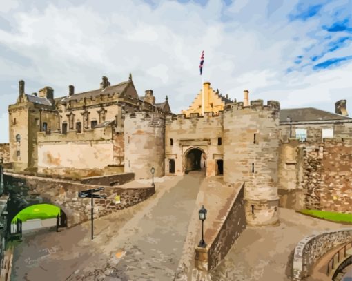 Scotland Stirling Castle Diamond Painting