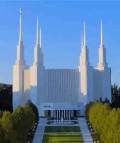 South Kensington Washington DC Temple Diamond Painting