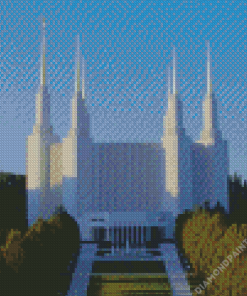 South Kensington Washington DC Temple Diamond Painting