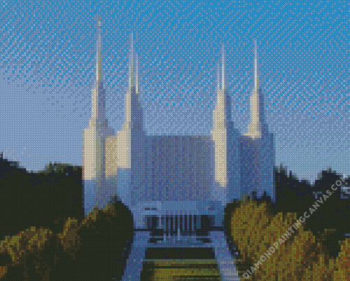 South Kensington Washington DC Temple Diamond Painting