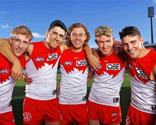 Sydney Swans Players Diamond Painting