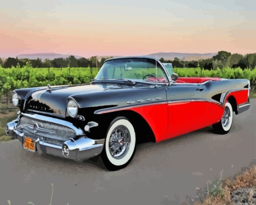 1957 Buick Car Diamond Painting