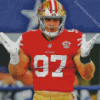 49ers Player Nick Bosa Diamond Painting