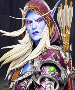 Aesthetic Sylvanas Windrunner Diamond Painting