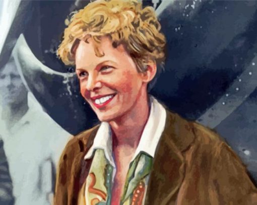 Amelia Earhart Art Diamond Painting